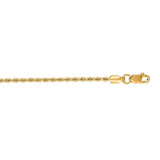 14K Gold 1.5mm Rope Chain 