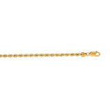 14K Gold 3mm Rope Chain 
