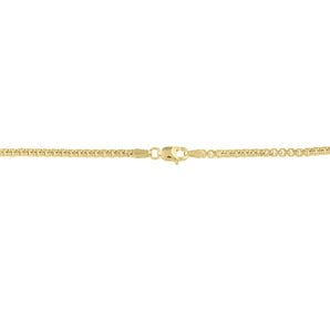 10K Gold 2.5mm Solid Round Box Chain 