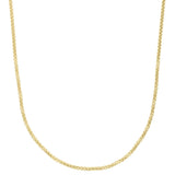 10K Gold 2.5mm Solid Round Box Chain 