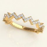 1/3 ctw Stackable Ring — Yellow Gold