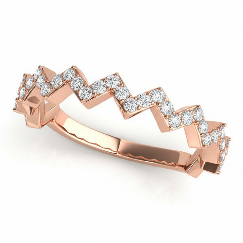 1/3 ctw Stackable Ring — Rose Gold