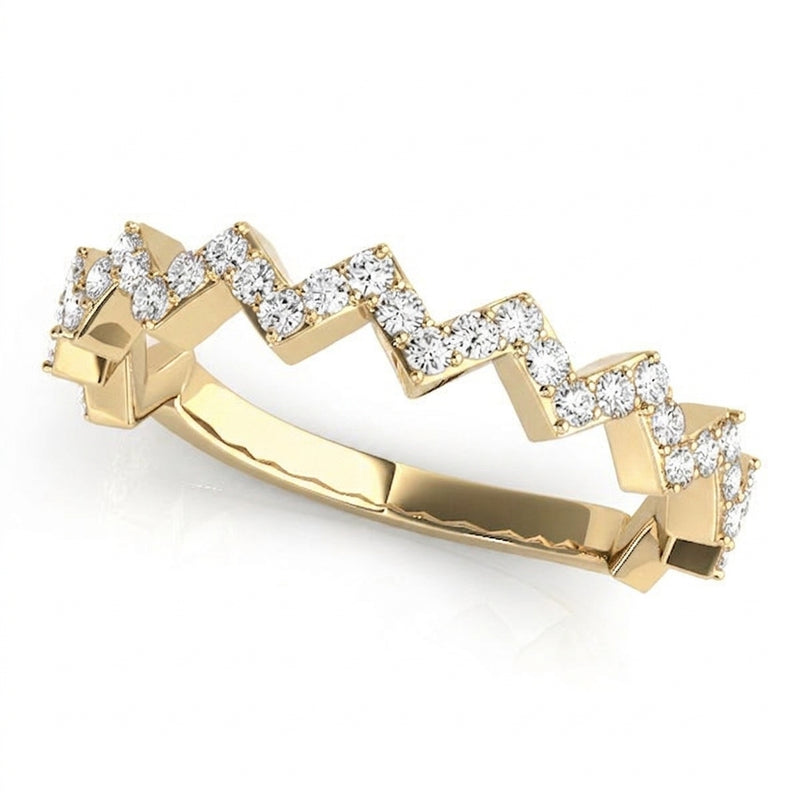 1/3 ctw Stackable Ring — Yellow Gold