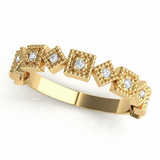 1/15 ctw Stackable Ring — Yellow Gold