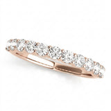 Straight Diamond Wedding Band — 1/2 ctw — Rose Gold