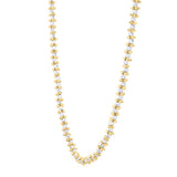 14K Gold Pallina Bead TT Chain