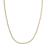 14K Gold Pallina Bead TT Chain