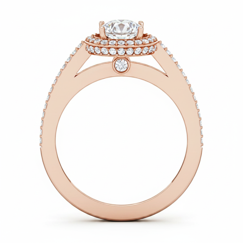 The Colette Engagement Ring — Rose Gold