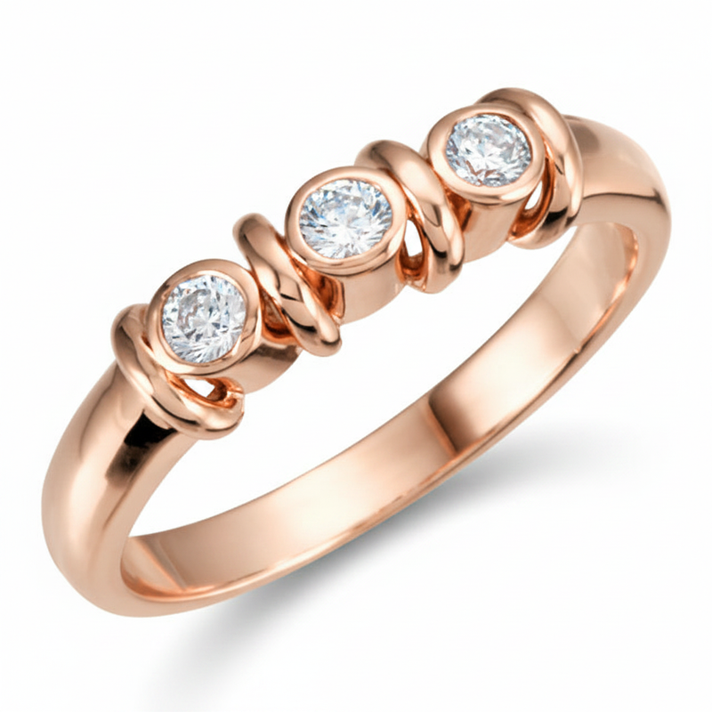 The Dorothea Anniversary Band — Rose Gold