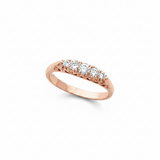 The Halite Anniversary Band — Rose Gold