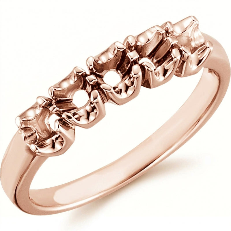 The Hazel Anniversary Band — Rose Gold