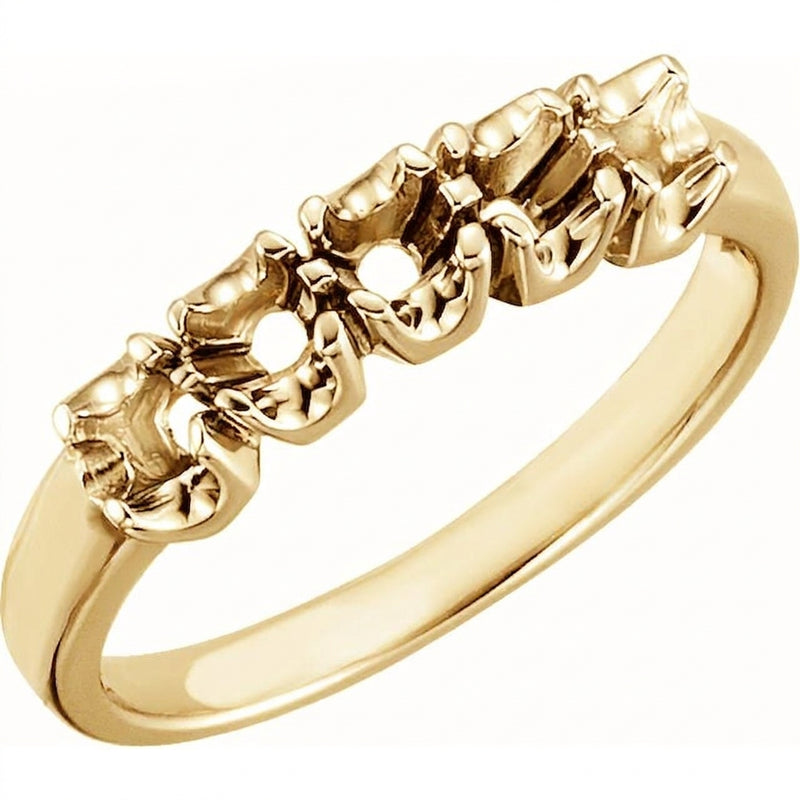 The Hazel Anniversary Band — Yellow Gold
