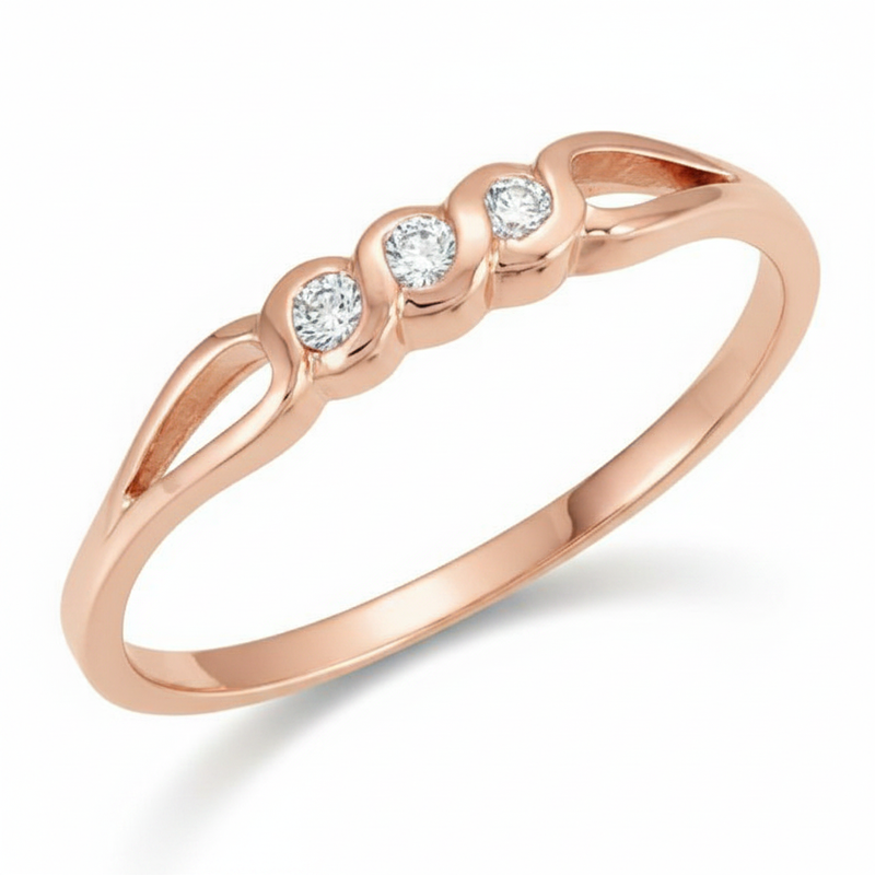 The Ingrid Anniversary Band — Rose Gold