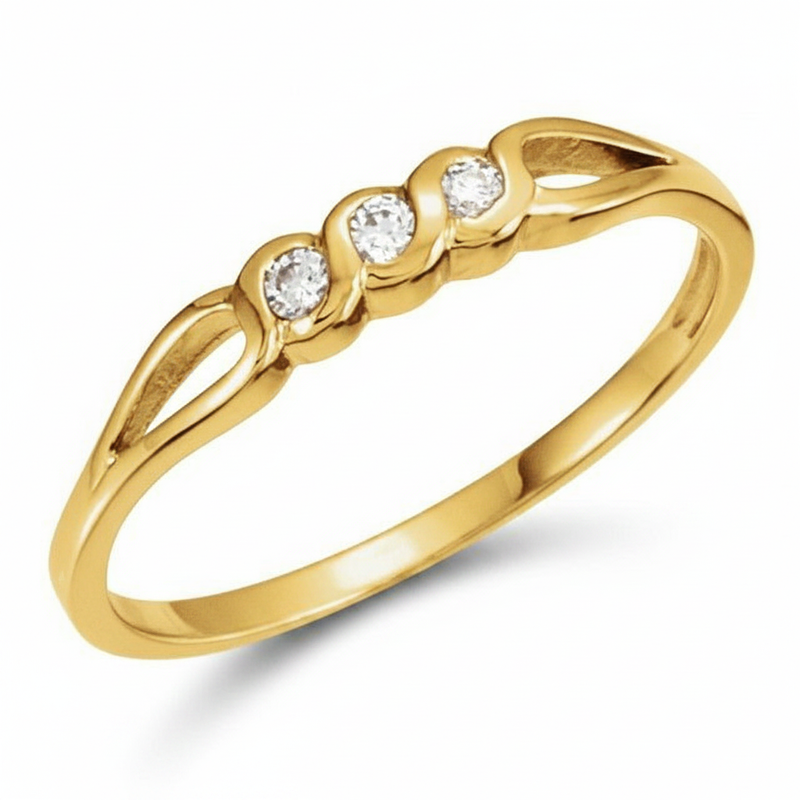 The Ingrid Anniversary Band — Yellow Gold