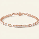 6 1/4 ctw The Io — Line Diamond Bracelet — Rose Gold