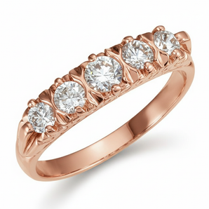 The Ivoria Anniversary Band — Rose Gold
