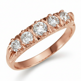The Ivoria Anniversary Band — Rose Gold