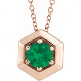 The Kalea — Diamond Necklace — Rose Gold