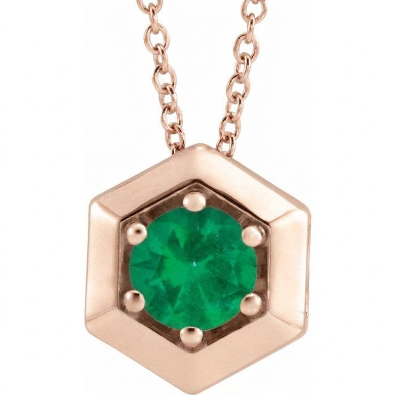 The Kalea — Diamond Necklace — Rose Gold