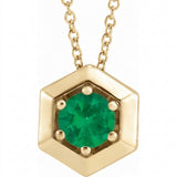 The Kalea — Diamond Necklace — Yellow Gold