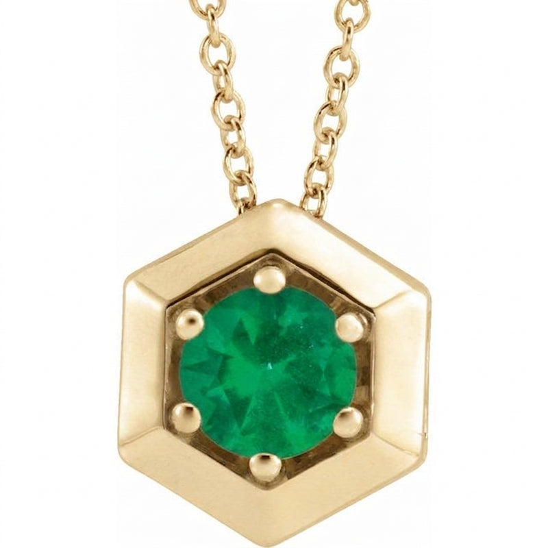 The Kalea — Diamond Necklace — Yellow Gold