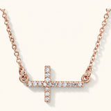 The Keziah — Diamond Necklace — Rose Gold