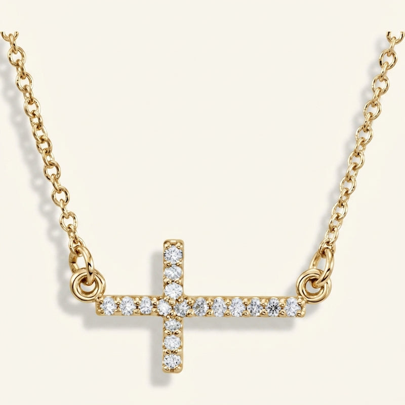 The Keziah — Diamond Necklace — Yellow Gold