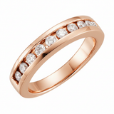 The Kunzite Anniversary Band — Rose Gold