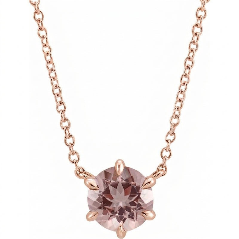 The Nadja — Diamond Necklace — Rose Gold