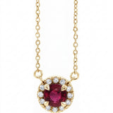 The Nerissa — Diamond Necklace — Yellow Gold