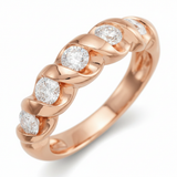 The Opaline Anniversary Band — Rose Gold