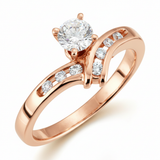 The Ophelia Engagement Ring — Rose Gold