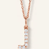 The Quartz — Diamond Necklace — Rose Gold