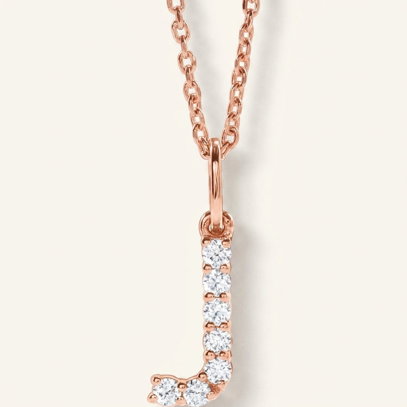 The Quartz — Diamond Necklace — Rose Gold