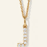 The Quartz — Diamond Necklace — Yellow Gold