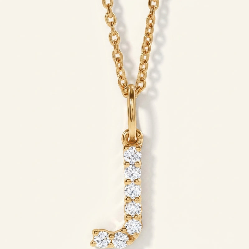 The Quartz — Diamond Necklace — Yellow Gold
