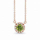 The Reign — Diamond Necklace — Rose Gold