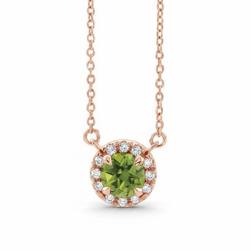 The Reign — Diamond Necklace — Rose Gold