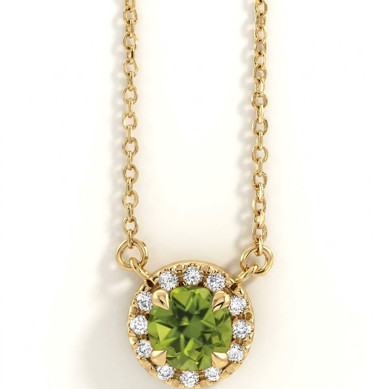 The Reign — Diamond Necklace — Yellow Gold