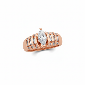 The Romilly Engagement Ring — Rose Gold