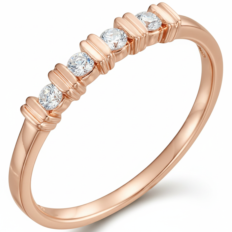 The Tate Anniversary Band — Rose Gold