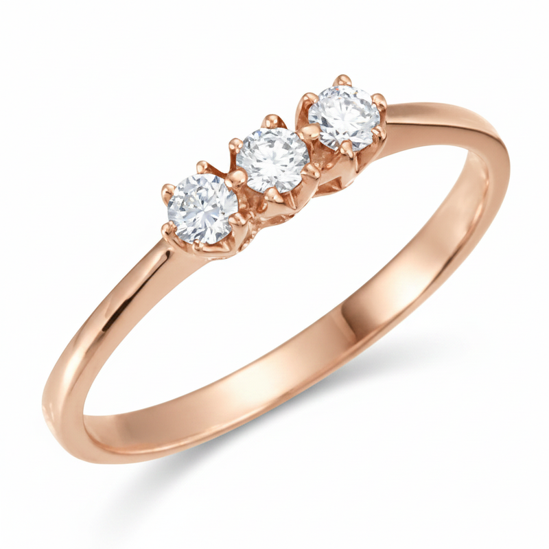 The Tatiana Anniversary Band — Rose Gold