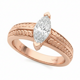 The Thessaly Solitaire Engagement Ring — Rose Gold