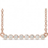 1/4 ctw The Umber — Diamond Necklace — Rose Gold