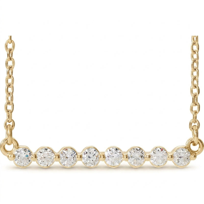 1/4 ctw The Umber — Diamond Necklace — Yellow Gold