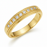 The Uvite Anniversary Band — Yellow Gold