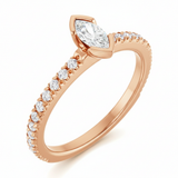 The Vespera Engagement Ring — Rose Gold