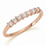 The Violet Anniversary Band — Rose Gold
