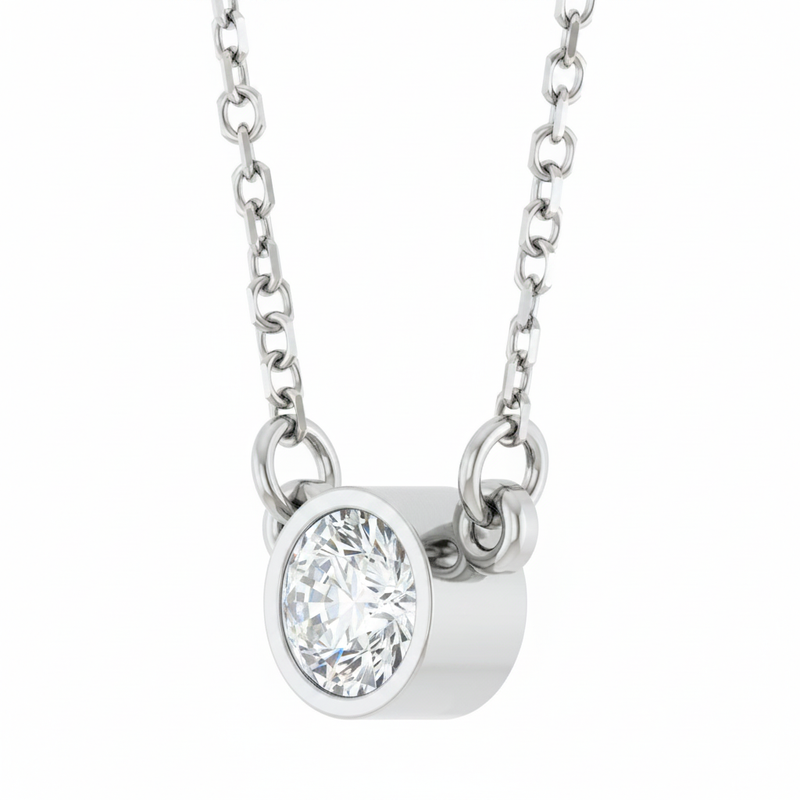 The Wylda — Diamond Necklace — White Gold