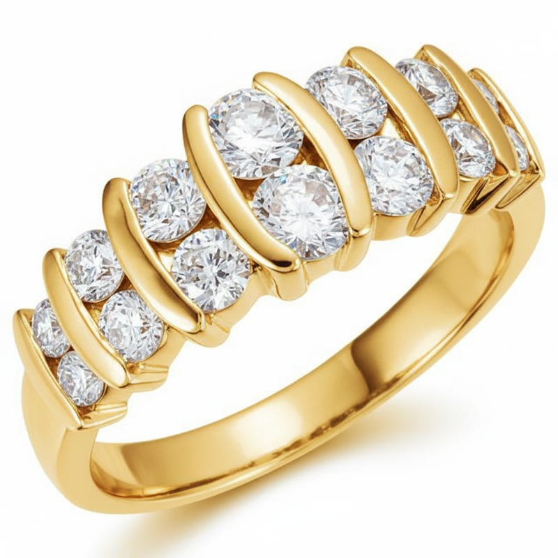 The Xanthos Anniversary Band — Yellow Gold